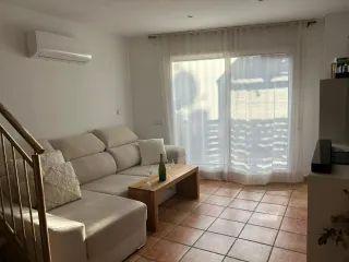 Sofá modular beige tela