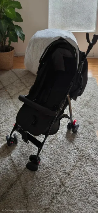 Carrito de bebé con mosquitera