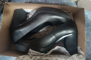 Zapatos de salón negros mujer talla 39