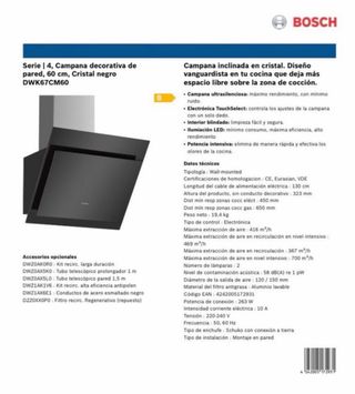 Conjunto Electrodomésticos Bosch Cristal Negro
