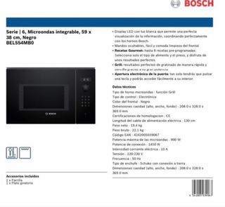 Conjunto Electrodomésticos Bosch Cristal Negro