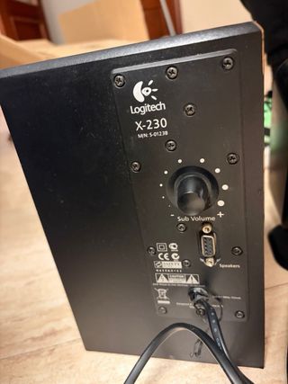 Altavoces Logitech 2.1 Negro