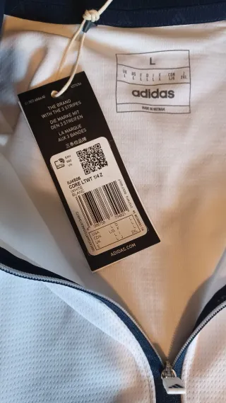 Adidas Core LTWT 1/4 Zip Talla L