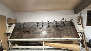 Prensa encolado carpintería hidráulica