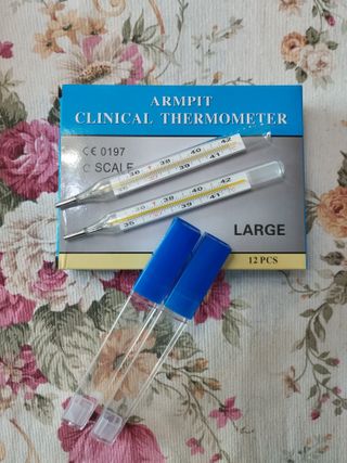 2 Armpit clinical thermometer Vintage Anni 90