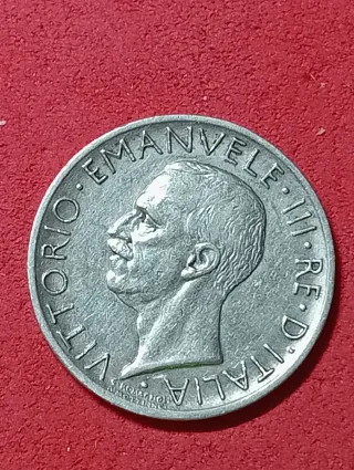 Moneta Regno Italia 5 Lire 1929 Aquilotto