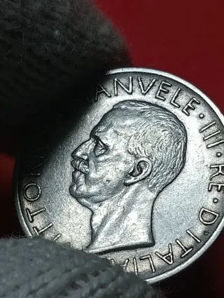 Moneta Regno Italia 5 Lire 1929 Aquilotto