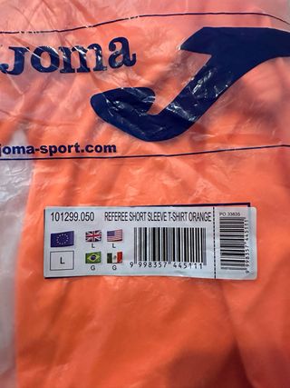 Camiseta Joma Naranja Talla L