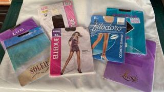 Lotto 7 paia collant Elledue, Filodoro, Levante