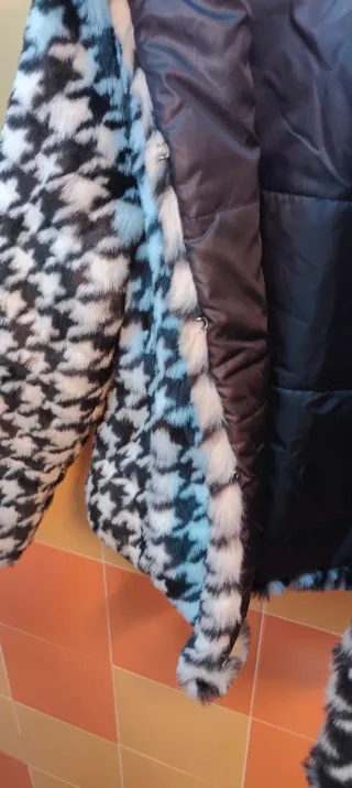 Giacca calda fantasia pied de poule