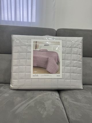 Trapuntino trapuntato grigio chiaro