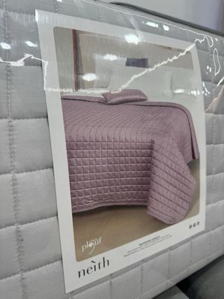 Trapuntino trapuntato grigio chiaro