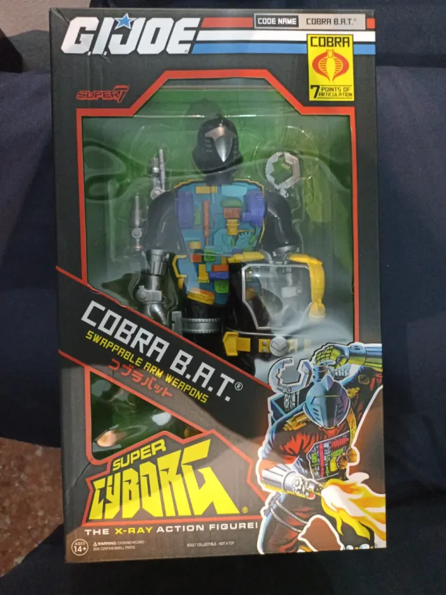 GI Joe: Super Cyborg Cobra B.A.T. (Clear) Action Figure 28 cm