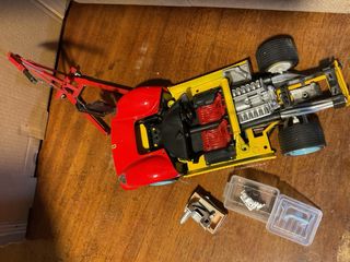 Diorama Ferrari 1/18 + oggetti officina