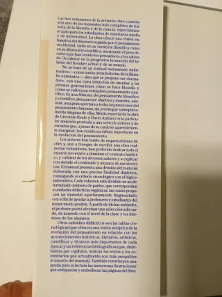 Historia del pensamiento filosófico y científico