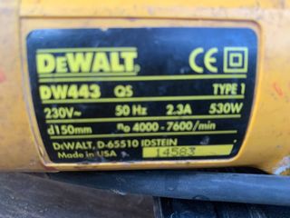 Lijadora Rotorbital Dewalt DW443 Profesional