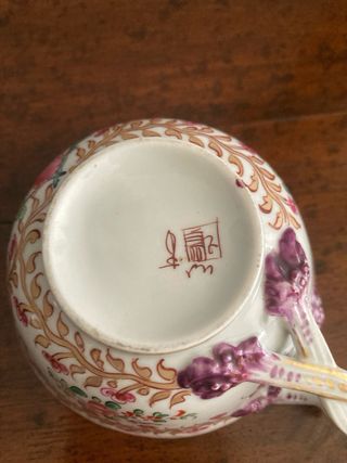 Set 2 Tazzine Caffè Porcellana Vintage