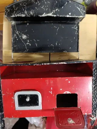 Cucina a carbone per casa delle bambole