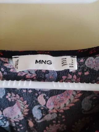 Vestido largo Mango Talla L estampado