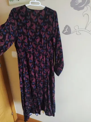 Vestido largo Mango Talla L estampado