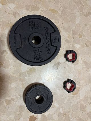 Kit Musculación Mancuernas y Barra