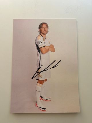 Autógrafo Original Luka Modric