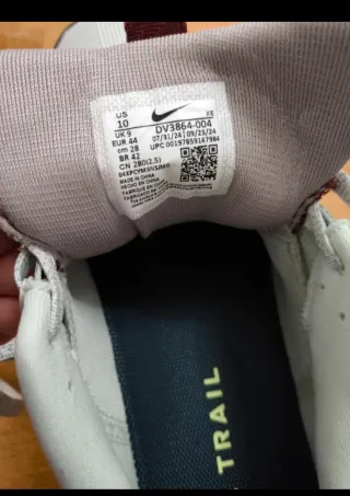 Zapatillas Nike Pegasus Trail 5 Grises/Rojas