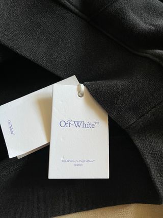 Felpa Off-White Putti con cartellino