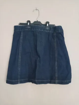 Falda vaquera mujer botones