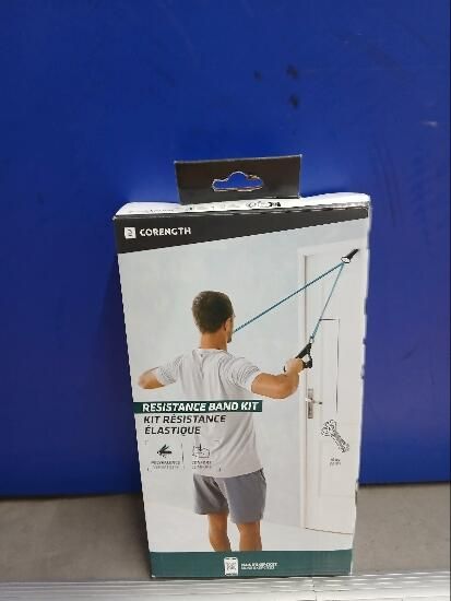 Kit Resistencia Musculación Agarraderas + Fijación Puerta +