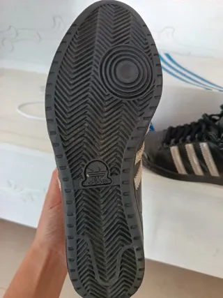 Adidas Top Ten Hi Sleek, Pelle Nera, Donna 38