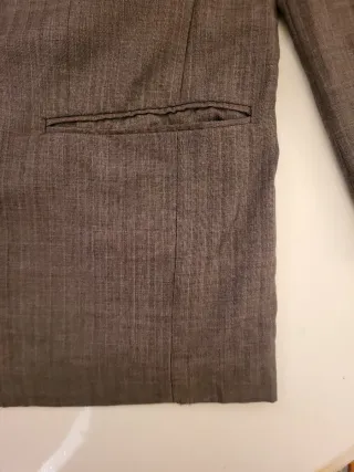 Chaqueta Christian Dior Talla 50 Gris vintage.