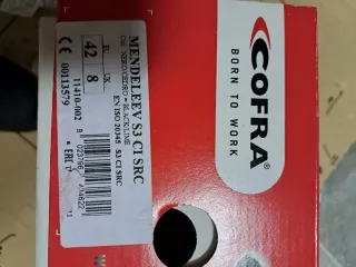 Scarpe antinfortunistiche COFRA nere/verdi