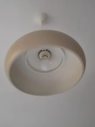 Due lampade da soffitto moderne grigio/crema