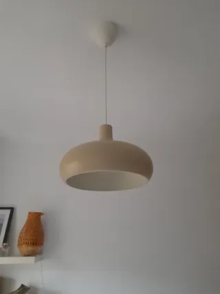 Due lampade da soffitto moderne grigio/crema