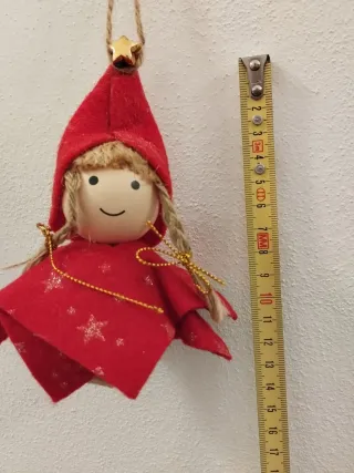 Pallina Natalizia Bambola Rossa