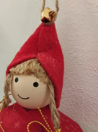 Pallina Natalizia Bambola Rossa