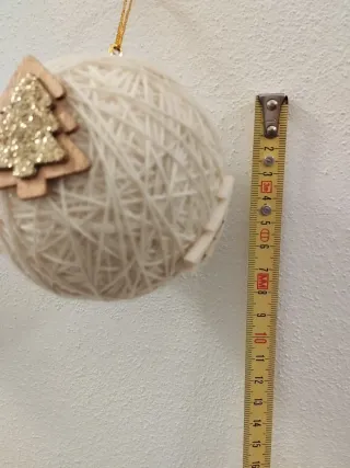 Pallina di Natale in lana