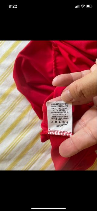 Vestido rojo Shooting Star Nochevieja