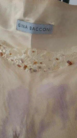 Conjunto seda GINA BACCONI talla 44