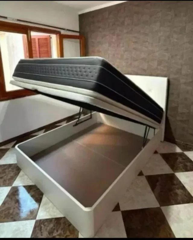 Colchón visco + canapé abatible