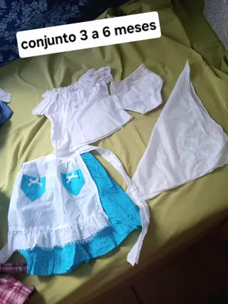 Traje Típico Canario Niña 6 Meses