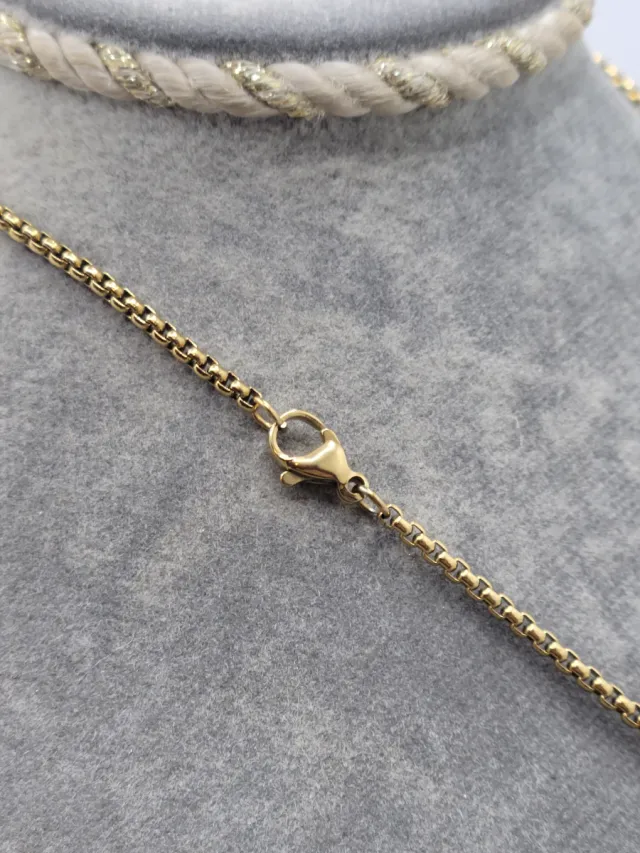 Colgante Moto Acero Quirúrgico Chapado en Oro