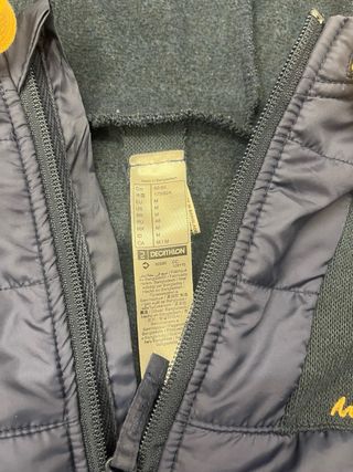 Chaqueta Quechua azul y gris