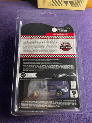 Hot Wheels 1993 Mazda RX-7 R1 Red Line Club