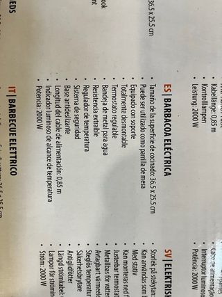 Barbacoa Eléctrica Tristar BQ-2870