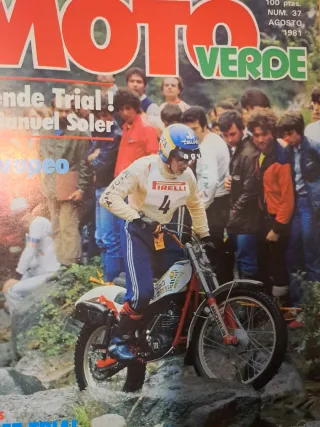 Revista moto verde numero 37. Agosto 1981