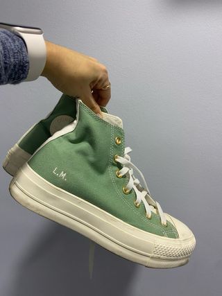 Converse All Star Verdi e Bianche