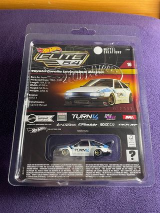 Hot Wheels Toyota Corolla Levin AE86 Custom