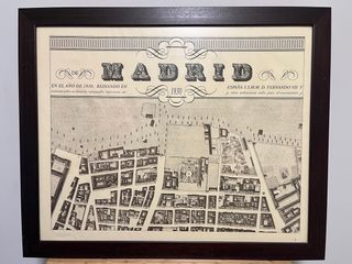 Lamiera Madrid 1830 Cornice in Legno